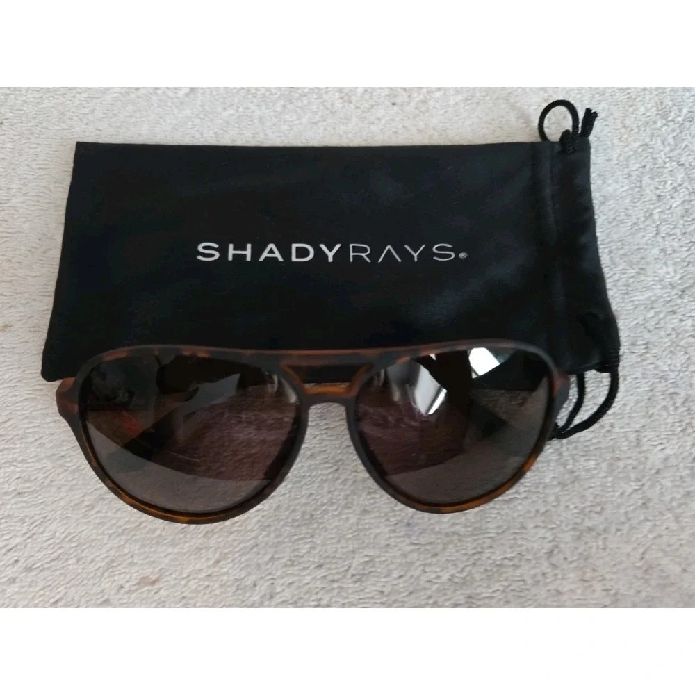 Shady Rays Crossover-amber Tortoise Tortoise Ac-3 Polarized Sunglasses 60-12-141